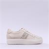 Paul Green Side Panel Laced Trainer - Beige Sparkle